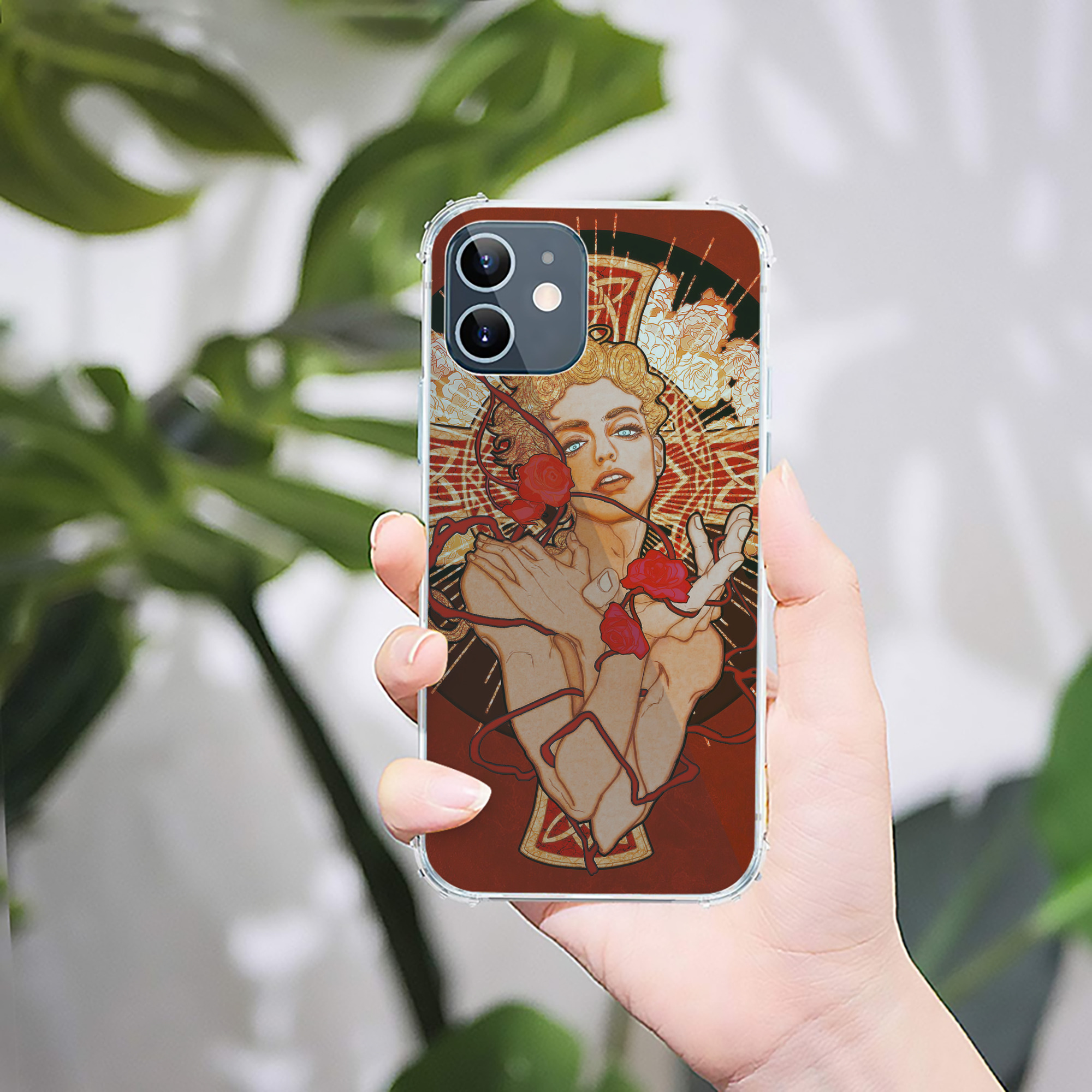 （画像用） ジョジョの奇妙な冒険 JoJo's Bizarre Adventure 【iPhone 12シリーズ対応】透明スマホケース（クリアソフトケース）